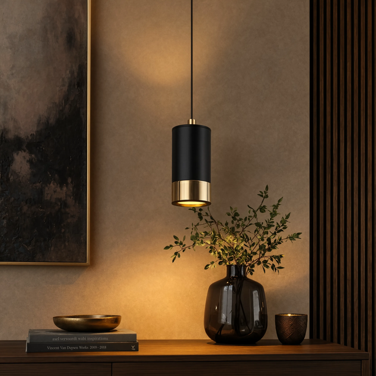 Minimalistisk Pendellampa med Enkel Ljuskälla – G4 LED, Modern Taklampa