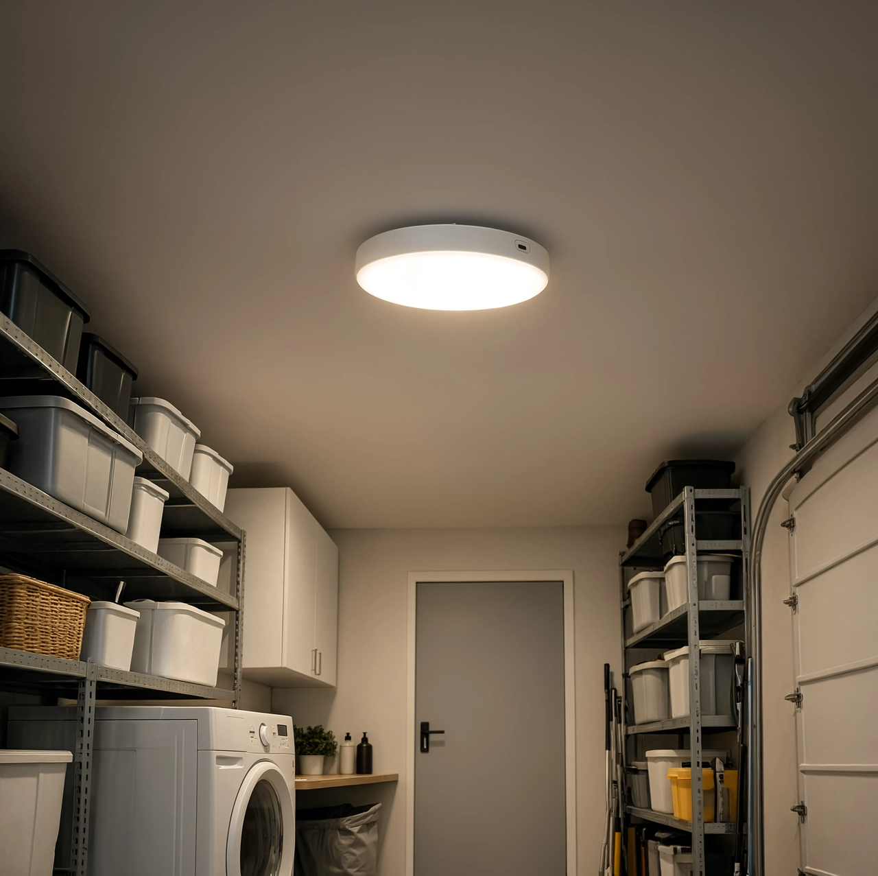 Batteridriven LED Taklampa – Rörelsesensor, Dimbar, Trådlös, Ingen Kabel